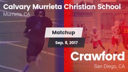 Matchup: Calvary Murrieta vs. Crawford  2017