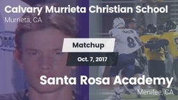 Matchup: Calvary Murrieta vs. Santa Rosa Academy 2017