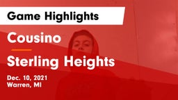 Cousino  vs Sterling Heights  Game Highlights - Dec. 10, 2021