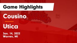 Cousino  vs Utica  Game Highlights - Jan. 14, 2022