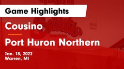 Cousino  vs Port Huron Northern  Game Highlights - Jan. 18, 2022