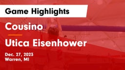 Cousino  vs Utica Eisenhower  Game Highlights - Dec. 27, 2023