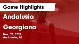Andalusia  vs Georgiana Game Highlights - Nov. 23, 2021