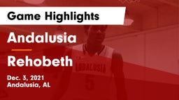 Andalusia  vs Rehobeth  Game Highlights - Dec. 3, 2021