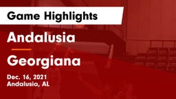 Andalusia  vs Georgiana Game Highlights - Dec. 16, 2021