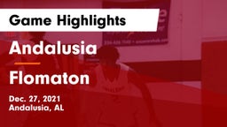 Andalusia  vs Flomaton  Game Highlights - Dec. 27, 2021