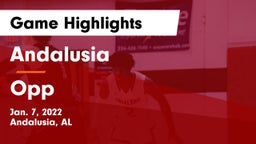 Andalusia  vs Opp Game Highlights - Jan. 7, 2022