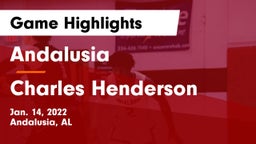 Andalusia  vs Charles Henderson  Game Highlights - Jan. 14, 2022