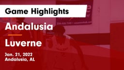 Andalusia  vs Luverne  Game Highlights - Jan. 21, 2022