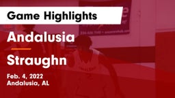 Andalusia  vs Straughn  Game Highlights - Feb. 4, 2022