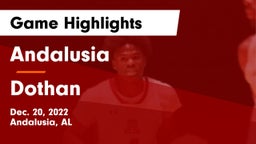 Andalusia  vs Dothan  Game Highlights - Dec. 20, 2022