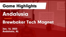 Andalusia  vs Brewbaker Tech Magnet  Game Highlights - Jan. 16, 2023