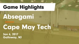 Absegami  vs Cape May Tech Game Highlights - Jan 6, 2017
