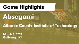 Absegami  vs Atlantic County Institute of Technology Game Highlights - March 1, 2021