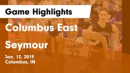 Columbus East  vs Seymour  Game Highlights - Jan. 12, 2019