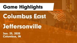 Columbus East  vs Jeffersonville  Game Highlights - Jan. 25, 2020