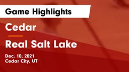 Cedar  vs Real Salt Lake Game Highlights - Dec. 10, 2021