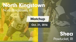 Matchup: North Kingstown vs. Shea  2016