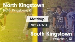 Matchup: North Kingstown vs. South Kingstown  2016