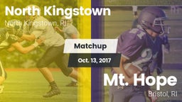Matchup: North Kingstown vs. Mt. Hope  2017