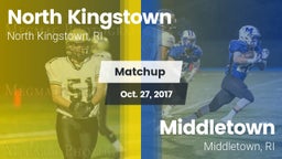Matchup: North Kingstown vs. Middletown  2017