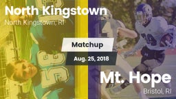 Matchup: North Kingstown vs. Mt. Hope  2018