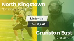 Matchup: North Kingstown vs. Cranston East  2018