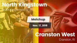 Matchup: North Kingstown vs. Cranston West  2018