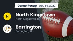 Recap: North Kingstown  vs. Barrington  2022