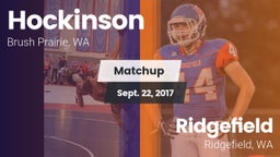 Matchup: HOCKINSON HAWKS vs. Ridgefield  2017