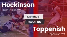 Matchup: HOCKINSON HAWKS vs. Toppenish  2019