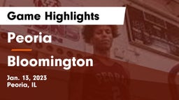 Peoria  vs Bloomington  Game Highlights - Jan. 13, 2023