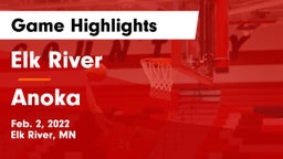 Elk River  vs Anoka  Game Highlights - Feb. 2, 2022