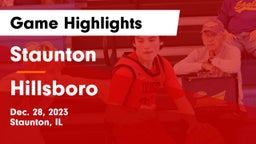 Staunton  vs Hillsboro  Game Highlights - Dec. 28, 2023