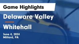 Delaware Valley  vs Whitehall  Game Highlights - June 4, 2024
