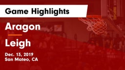 Aragon  vs Leigh  Game Highlights - Dec. 13, 2019