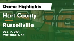 Hart County  vs Russellville  Game Highlights - Dec. 14, 2021