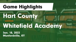 Hart County  vs Whitefield Academy  Game Highlights - Jan. 18, 2022