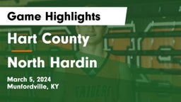 Hart County  vs North Hardin  Game Highlights - March 5, 2024