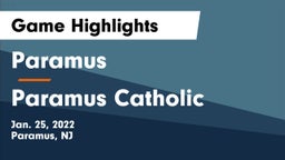Paramus  vs Paramus Catholic  Game Highlights - Jan. 25, 2022