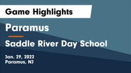 Paramus  vs Saddle River Day School Game Highlights - Jan. 29, 2022