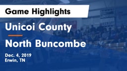 Unicoi County  vs North Buncombe  Game Highlights - Dec. 4, 2019