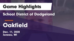 School District of Dodgeland vs Oakfield  Game Highlights - Dec. 11, 2020
