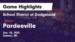 School District of Dodgeland vs Pardeeville  Game Highlights - Jan. 10, 2023