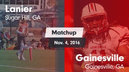Matchup: Lanier  vs. Gainesville  2016