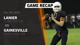Recap: Lanier  vs. Gainesville  2016