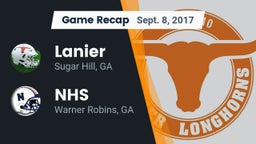 Recap: Lanier  vs. NHS 2017