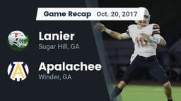 Recap: Lanier  vs. Apalachee  2017