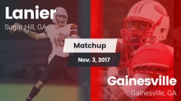 Matchup: Lanier  vs. Gainesville  2017