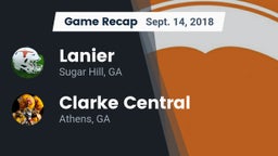 Recap: Lanier  vs. Clarke Central  2018